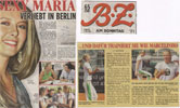 Maria Sharapova in BZ vom 01.05.2005